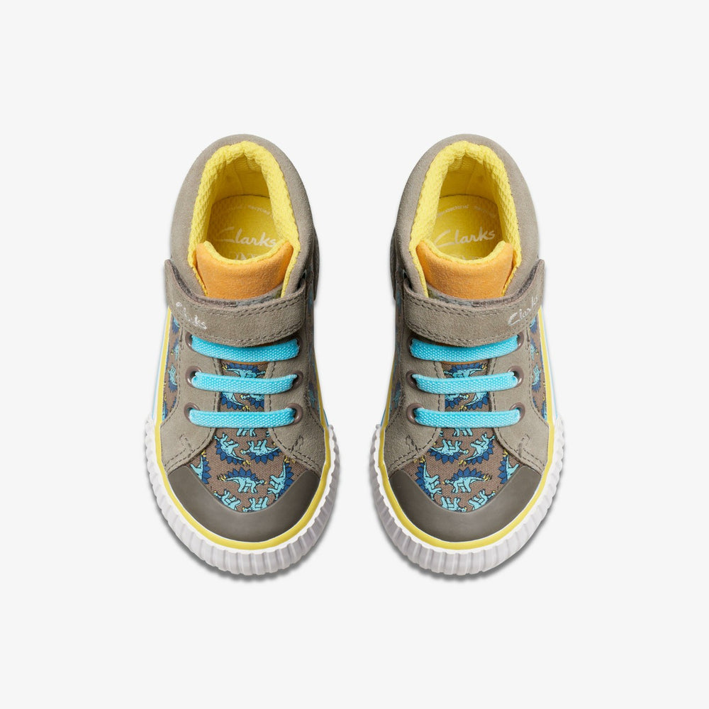 Foxing Roar Hi Toddler Sage Combination | Clarks discount