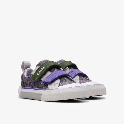 Foxing Steggy Toddler Grey Combination | Clarks Sale