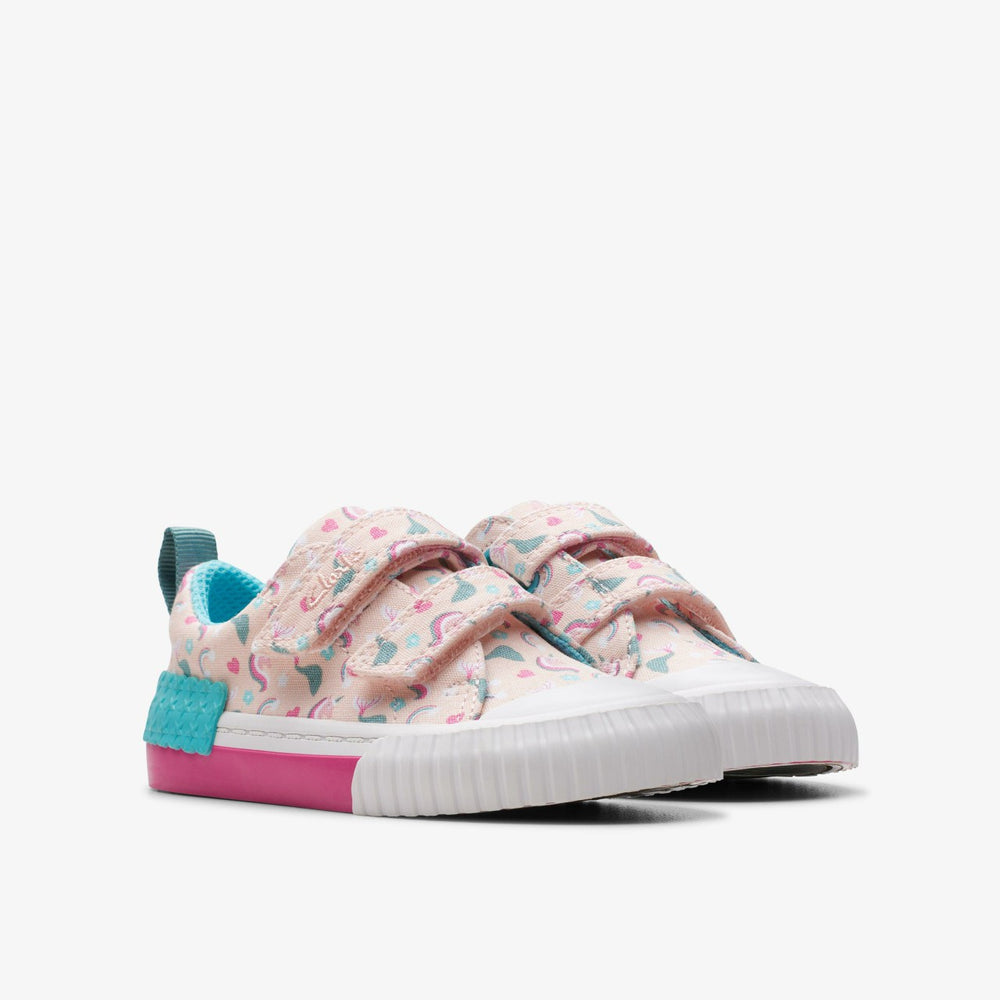 Foxing Myth Toddler Pink Multicolour | Clarks online