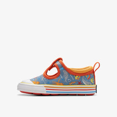 Foxing Fish Toddler Grey Print | Clarks on Sale