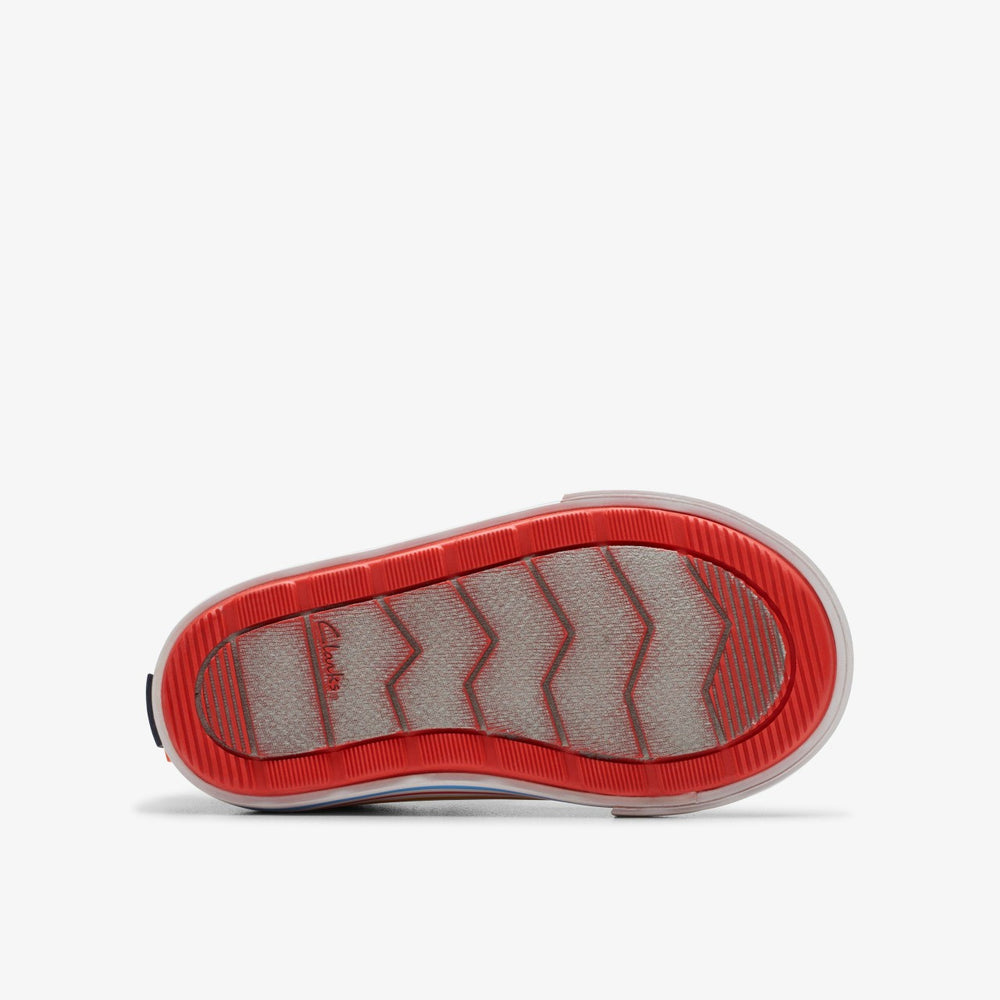 Foxing Fish Toddler Grey Print | Clarks on Sale