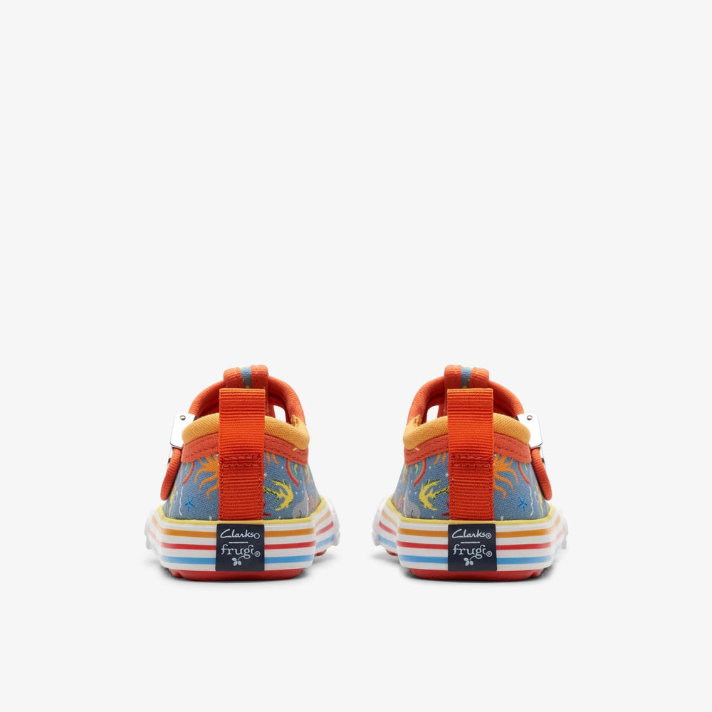Foxing Fish Toddler Grey Print | Clarks on Sale