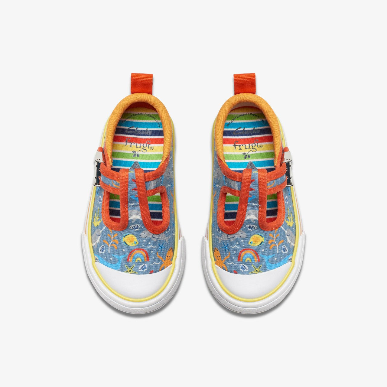 Foxing Fish Toddler Grey Print | Clarks on Sale