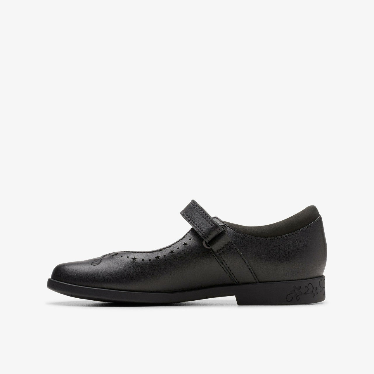 Lock Magic Kid Black Leather | Clarks on Sale