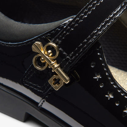 Lock Magic Kid Black Patent | Clarks for sale