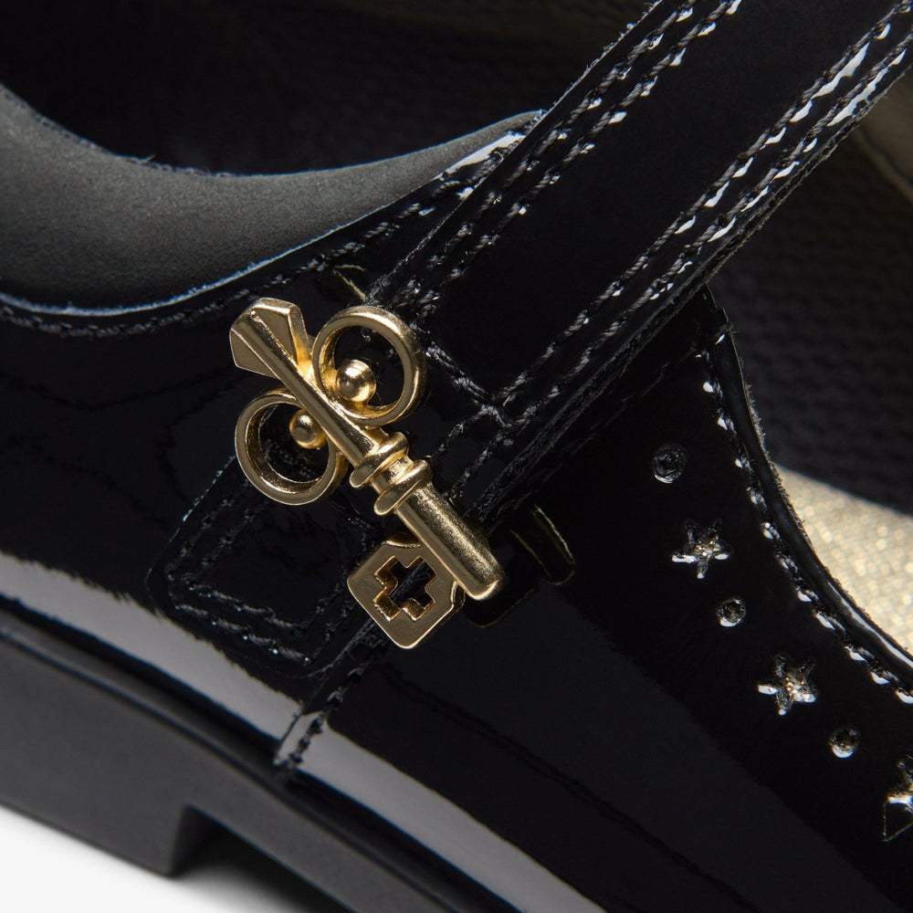 Lock Magic Kid Black Patent | Clarks for sale
