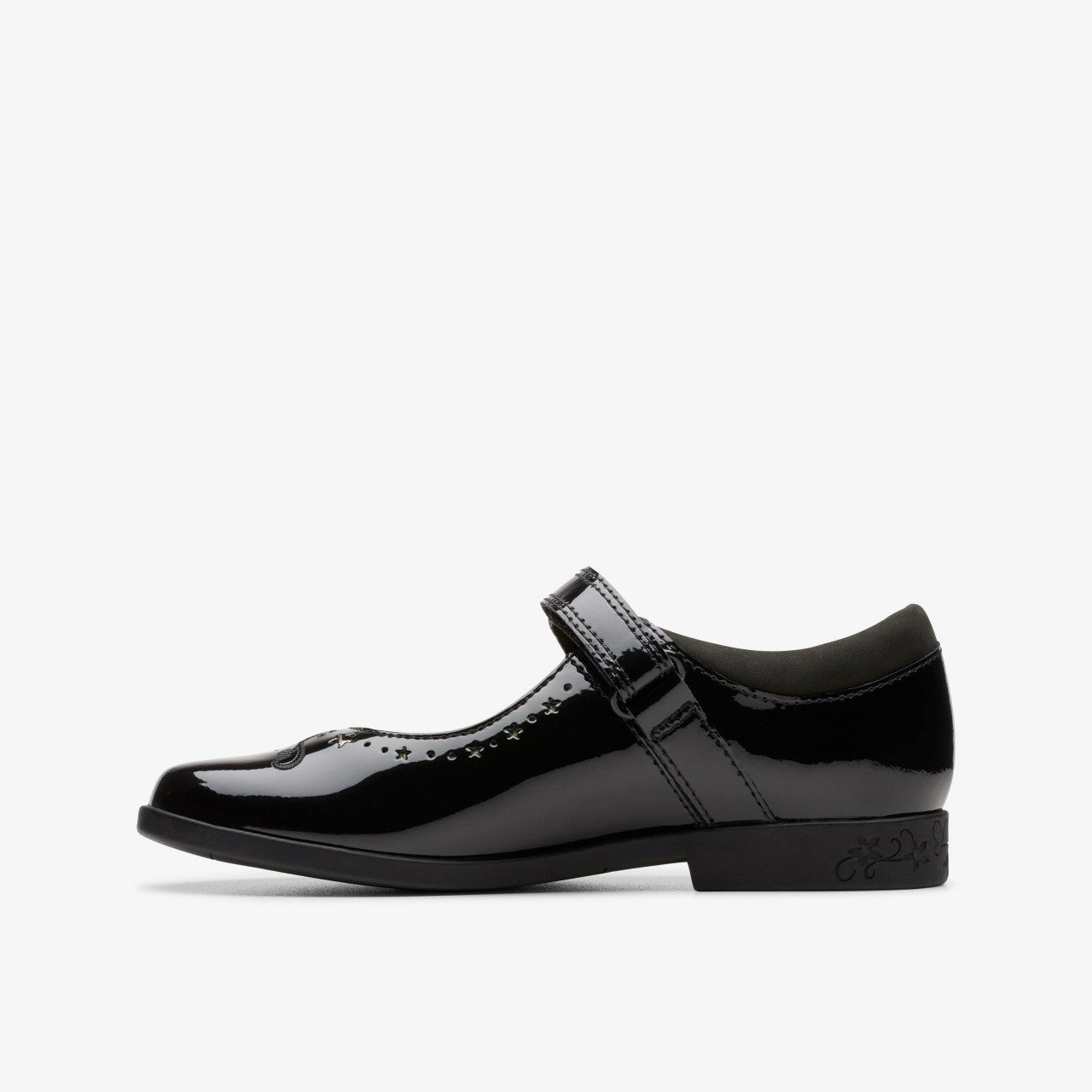 Lock Magic Kid Black Patent | Clarks for sale