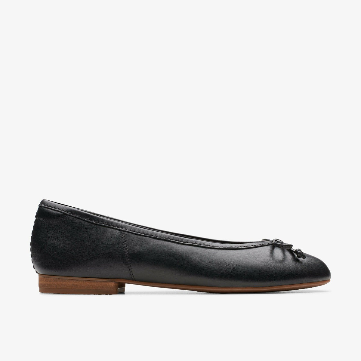 Fawna Lily Black Leather | Clarks for sale