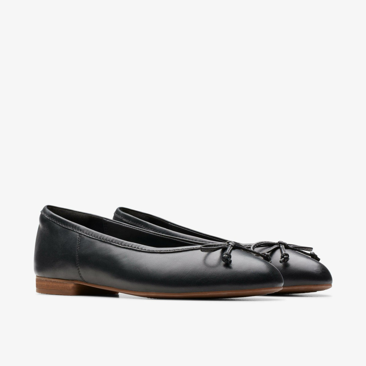 Fawna Lily Black Leather | Clarks for sale