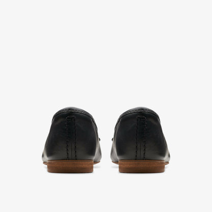 Fawna Lily Black Leather | Clarks for sale
