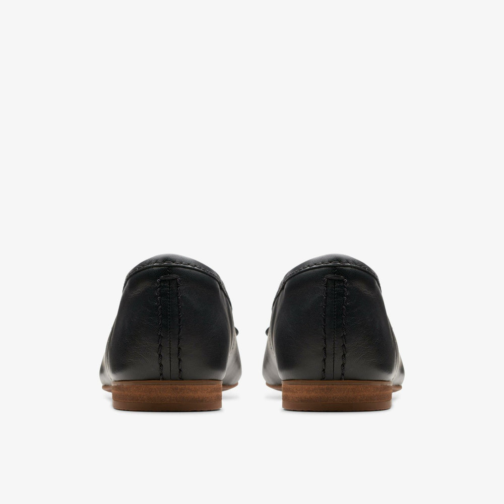 Fawna Lily Black Leather | Clarks for sale
