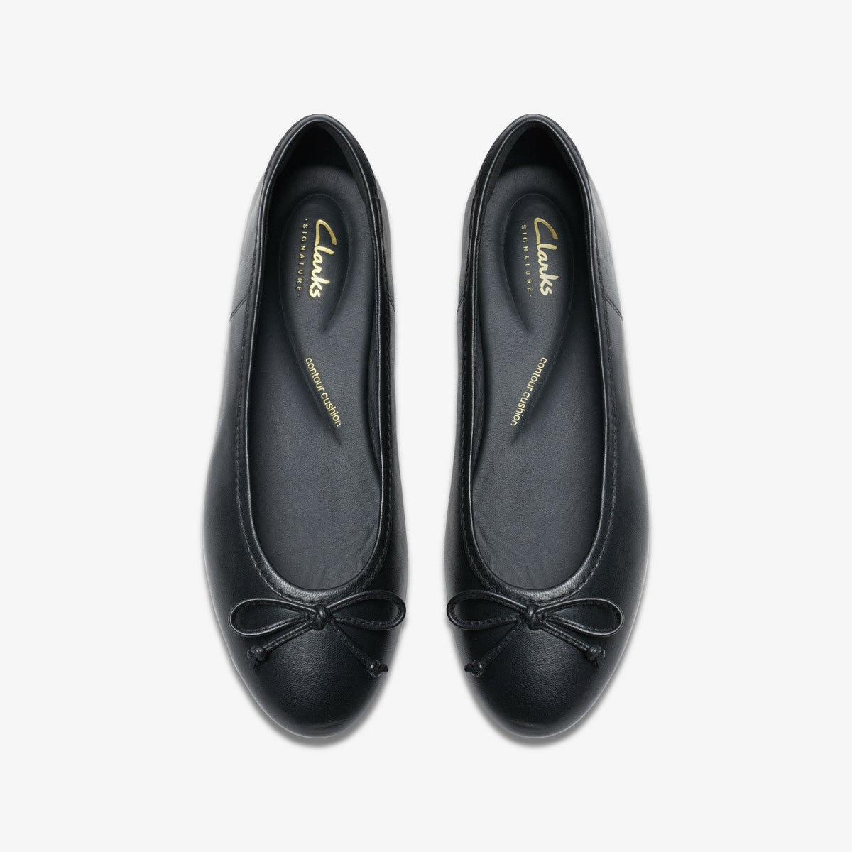 Fawna Lily Black Leather | Clarks for sale