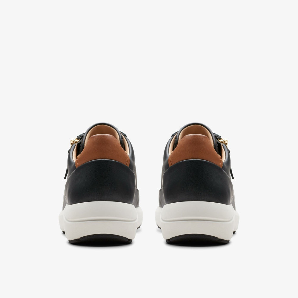 Tivoli Zip Black Leather | Clarks online