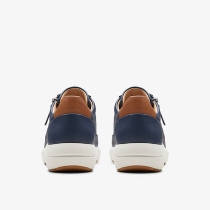 Tivoli Zip Navy Leather | Clarks outlet