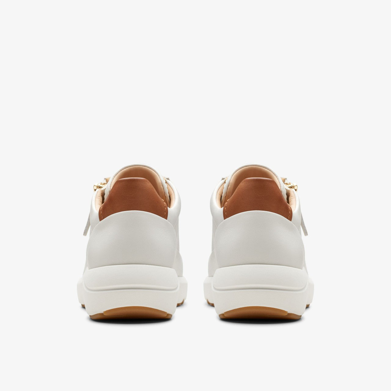 Tivoli Zip Off White Leather | Clarks discount