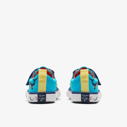 Foxing Ocean Toddler Blue Multicolour | Clarks online