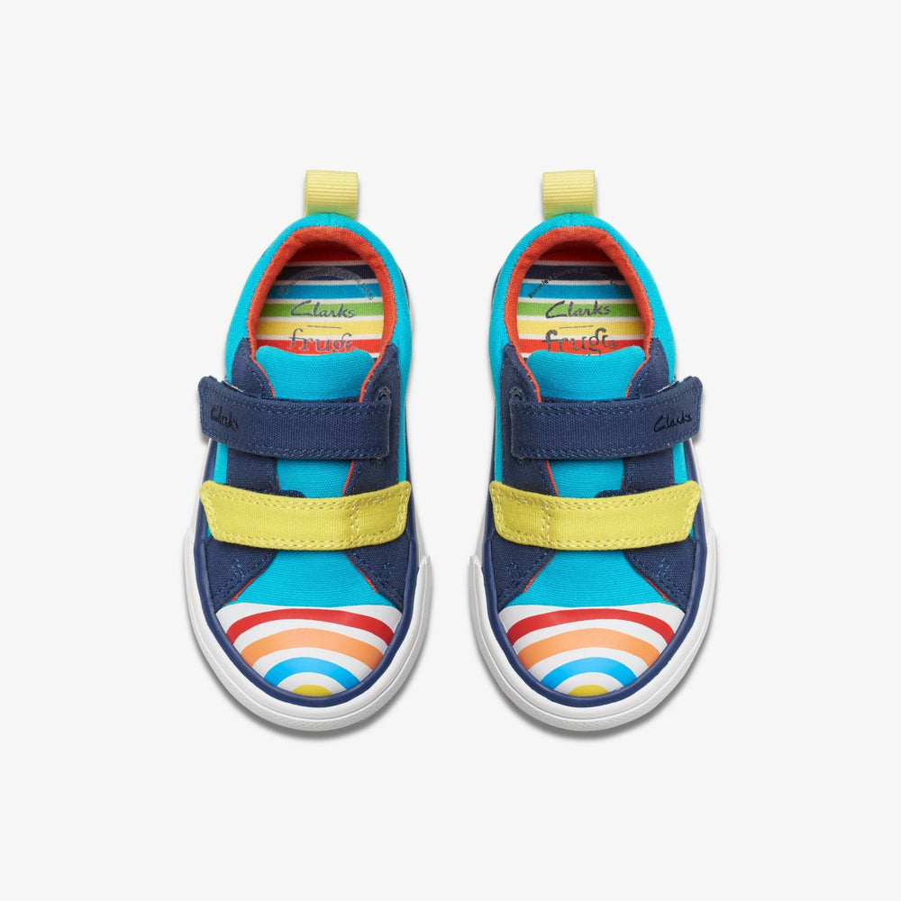 Foxing Ocean Toddler Blue Multicolour | Clarks online
