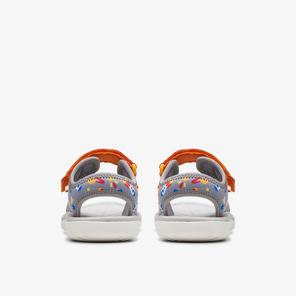 Surfing Tide Kid Grey/Orange | Clarks Sale