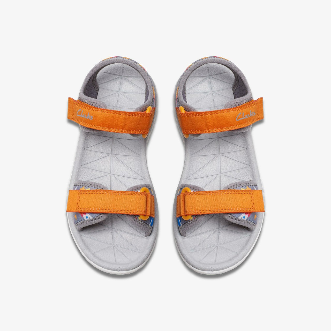 Surfing Tide Kid Grey/Orange | Clarks Sale