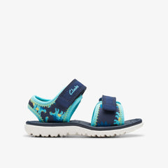 Surfing Tide Toddler Navy | Clarks Sale