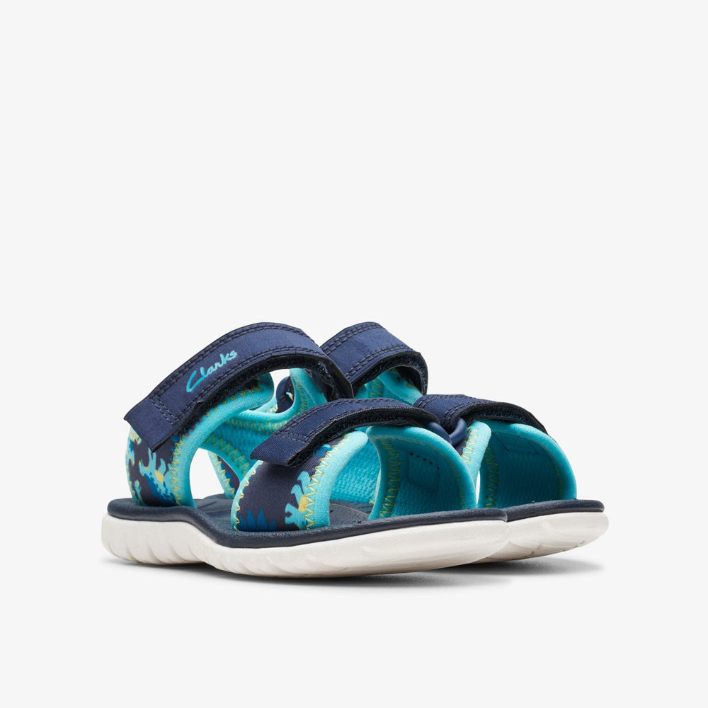Surfing Tide Toddler Navy | Clarks Sale