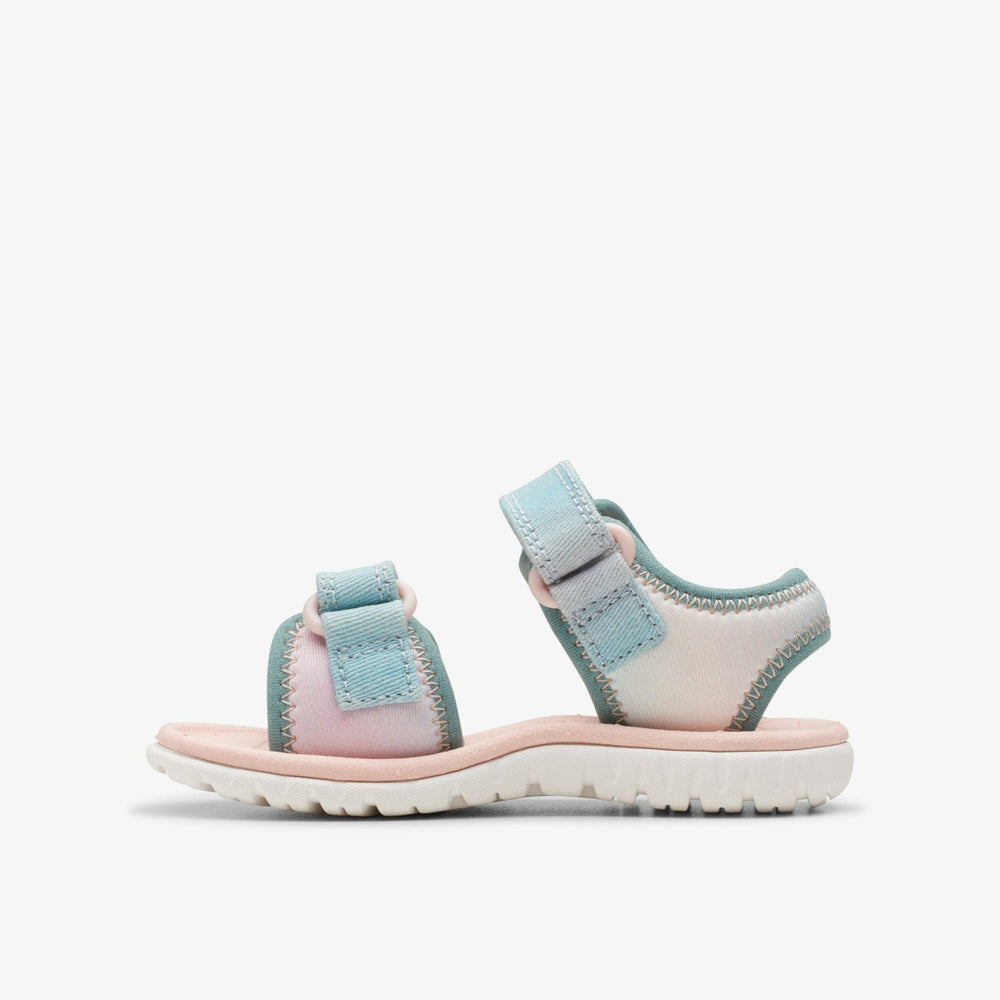 Surfing Tide Toddler Pastel | Clarks for sale