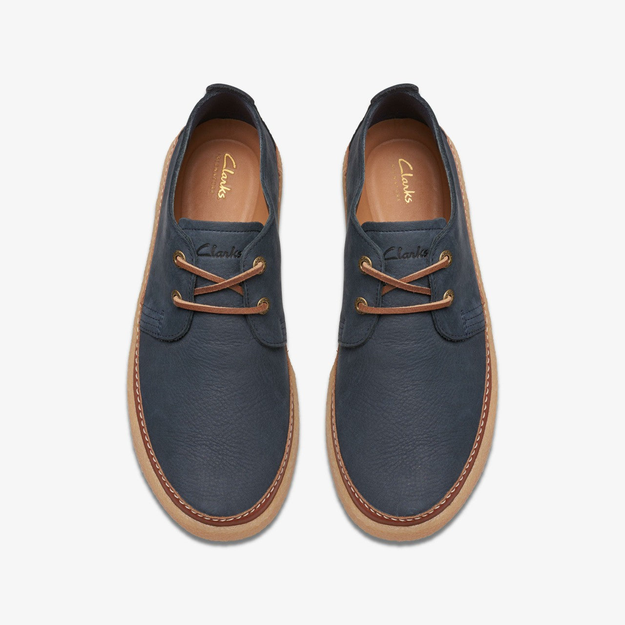 Clarkwood Low Navy Nubuck | Clarks outlet