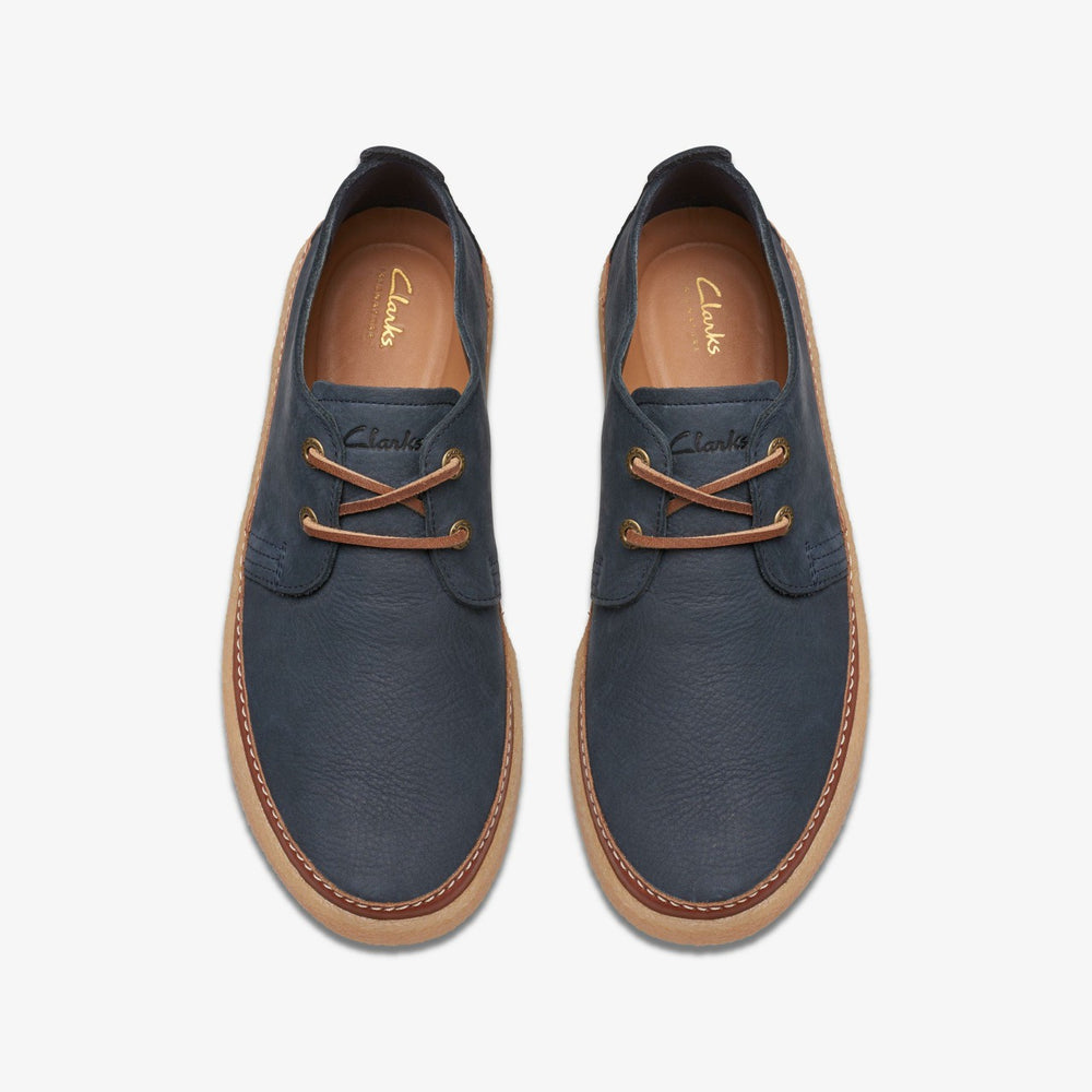 Clarkwood Low Navy Nubuck | Clarks outlet