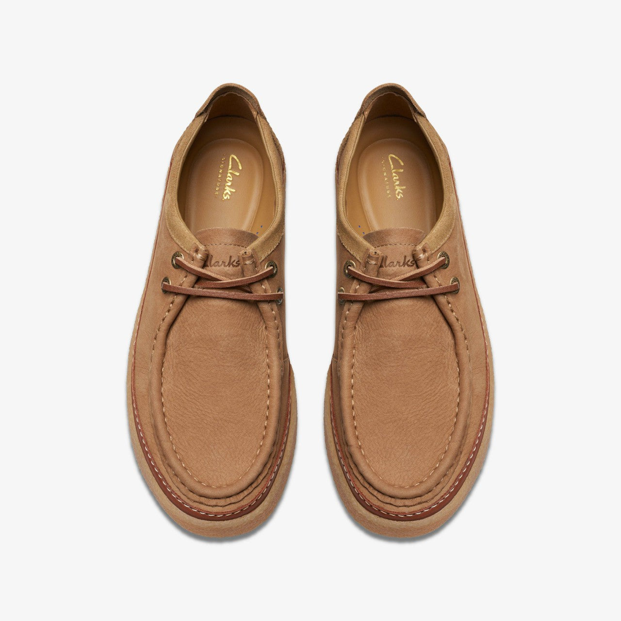 Clarkwood Moc Dark Sand | Clarks online