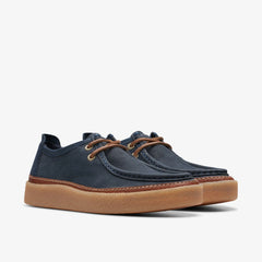 Clarkwood Moc Navy Nubuck | Clarks on Sale