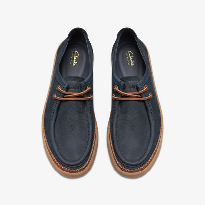 Clarkwood Moc Navy Nubuck | Clarks on Sale