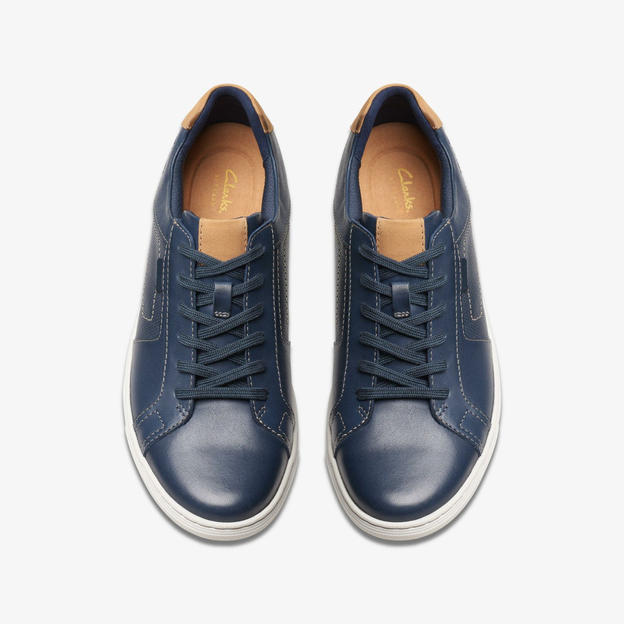 Mapstone Lace Navy Leather | Clarks discount