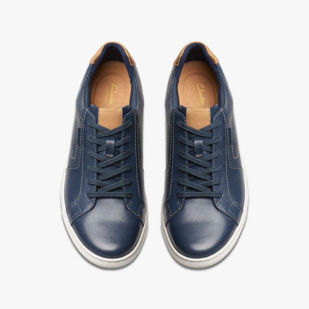 Mapstone Lace Navy Leather | Clarks discount