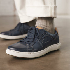 Mapstone Lace Navy Leather | Clarks discount