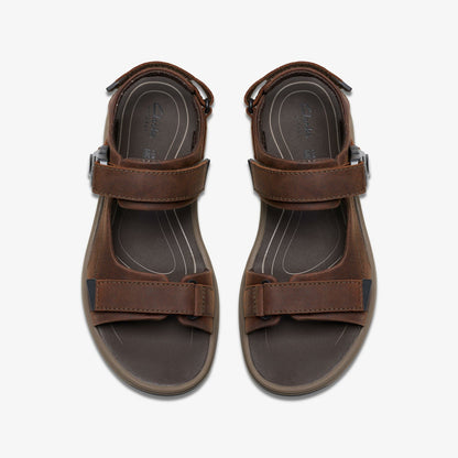 Saltway Trail Dark Brown Leather | Clarks discount