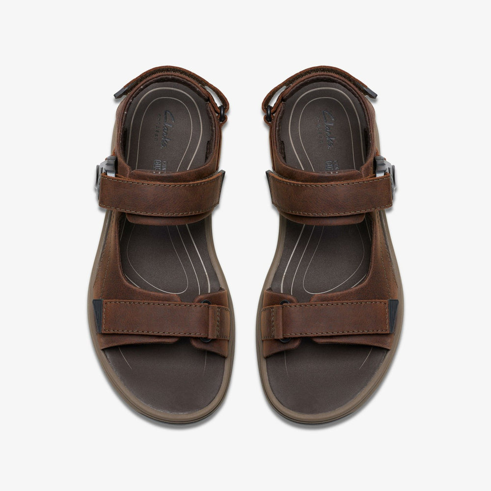 Saltway Trail Dark Brown Leather | Clarks discount