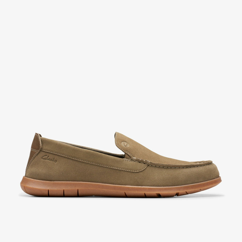 Flexway Step Olive Suede | Clarks for sale