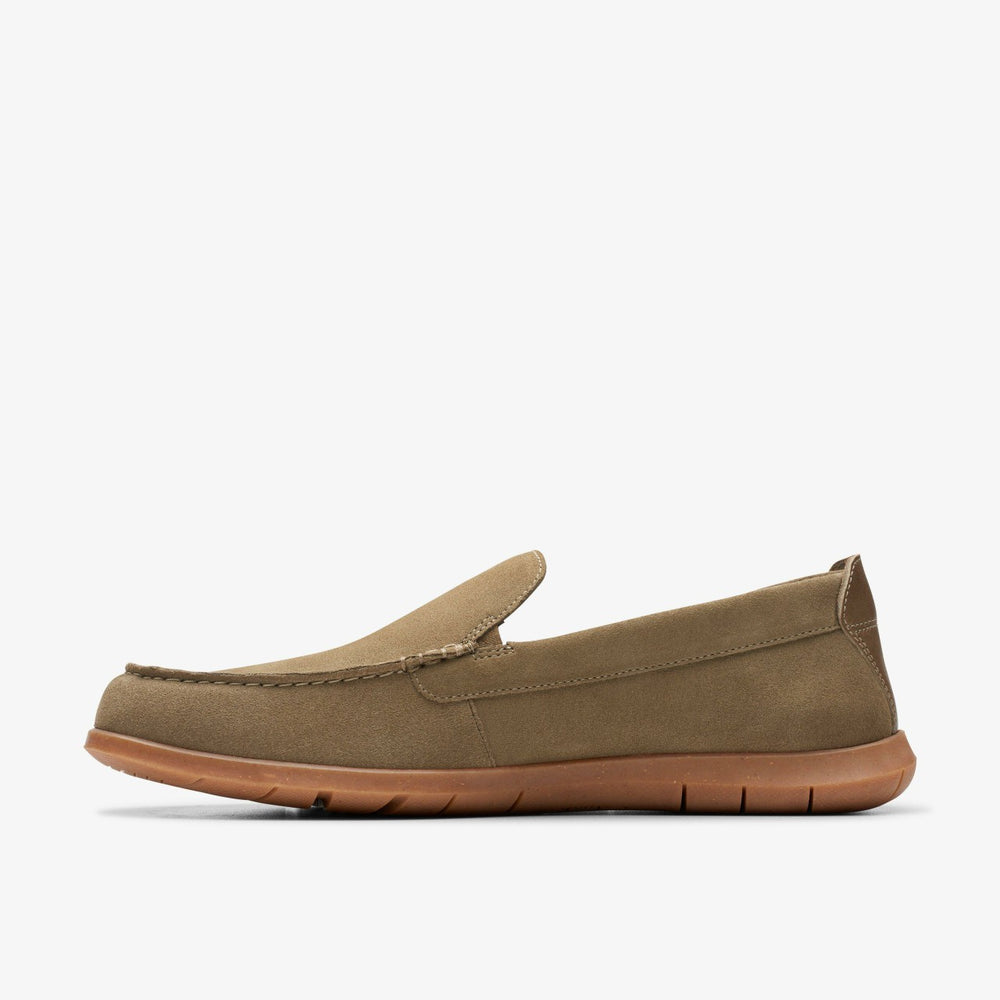 Flexway Step Olive Suede | Clarks for sale