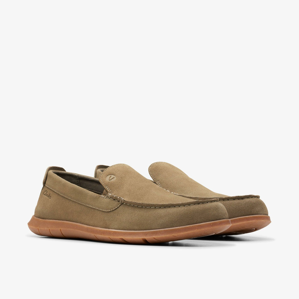 Flexway Step Olive Suede | Clarks for sale