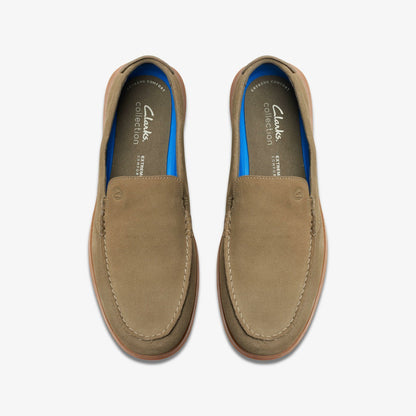 Flexway Step Olive Suede | Clarks for sale
