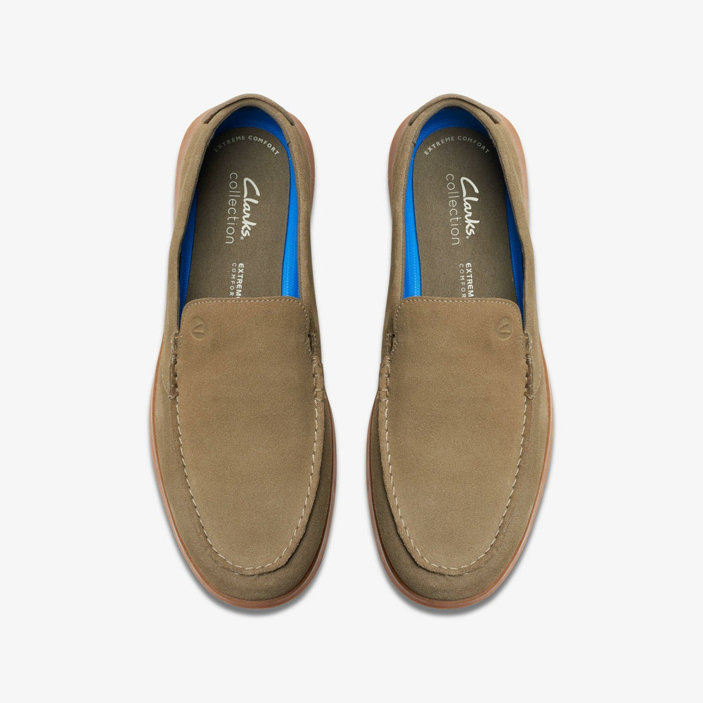Flexway Step Olive Suede | Clarks for sale