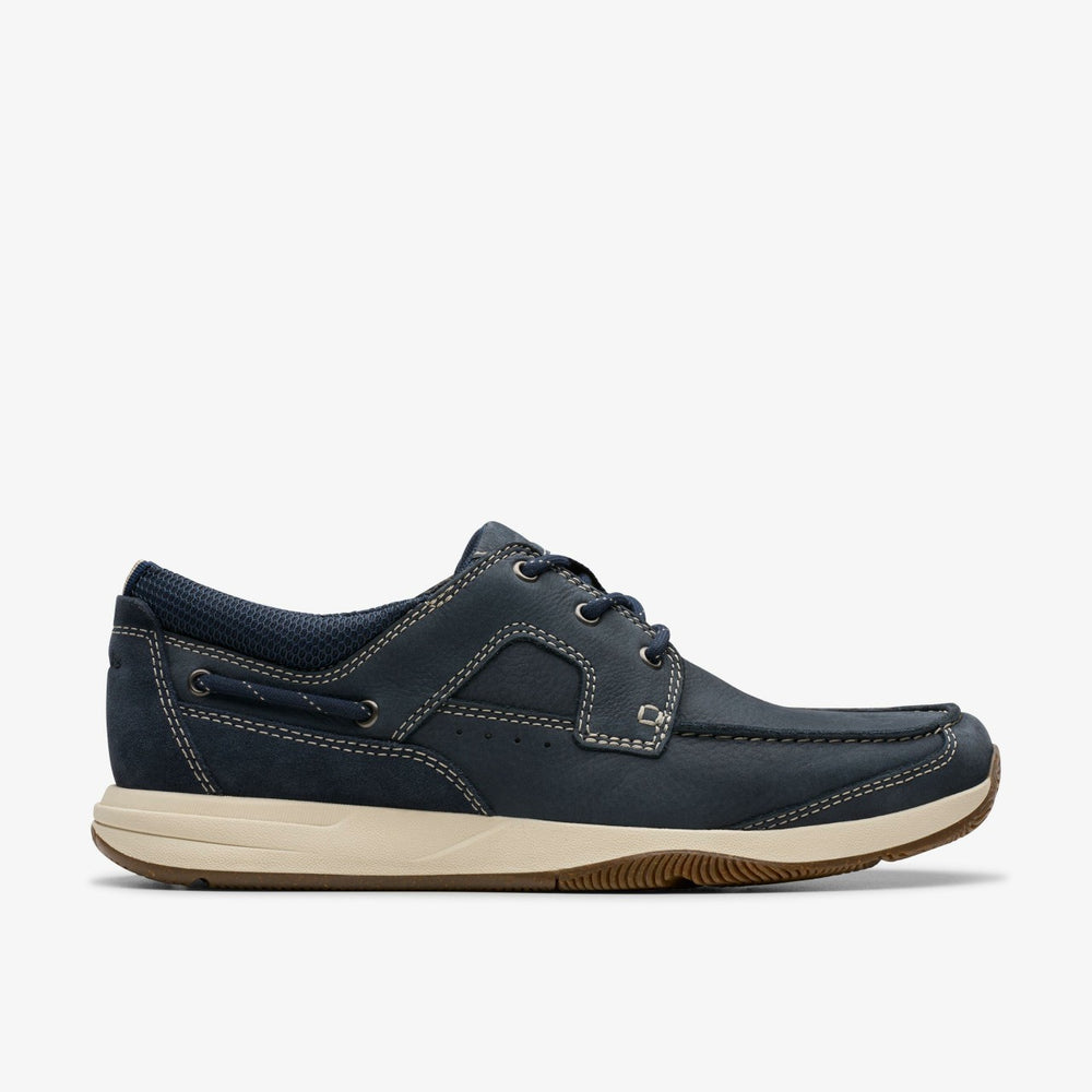 Sailview Lace Navy Nubuck | Clarks discount