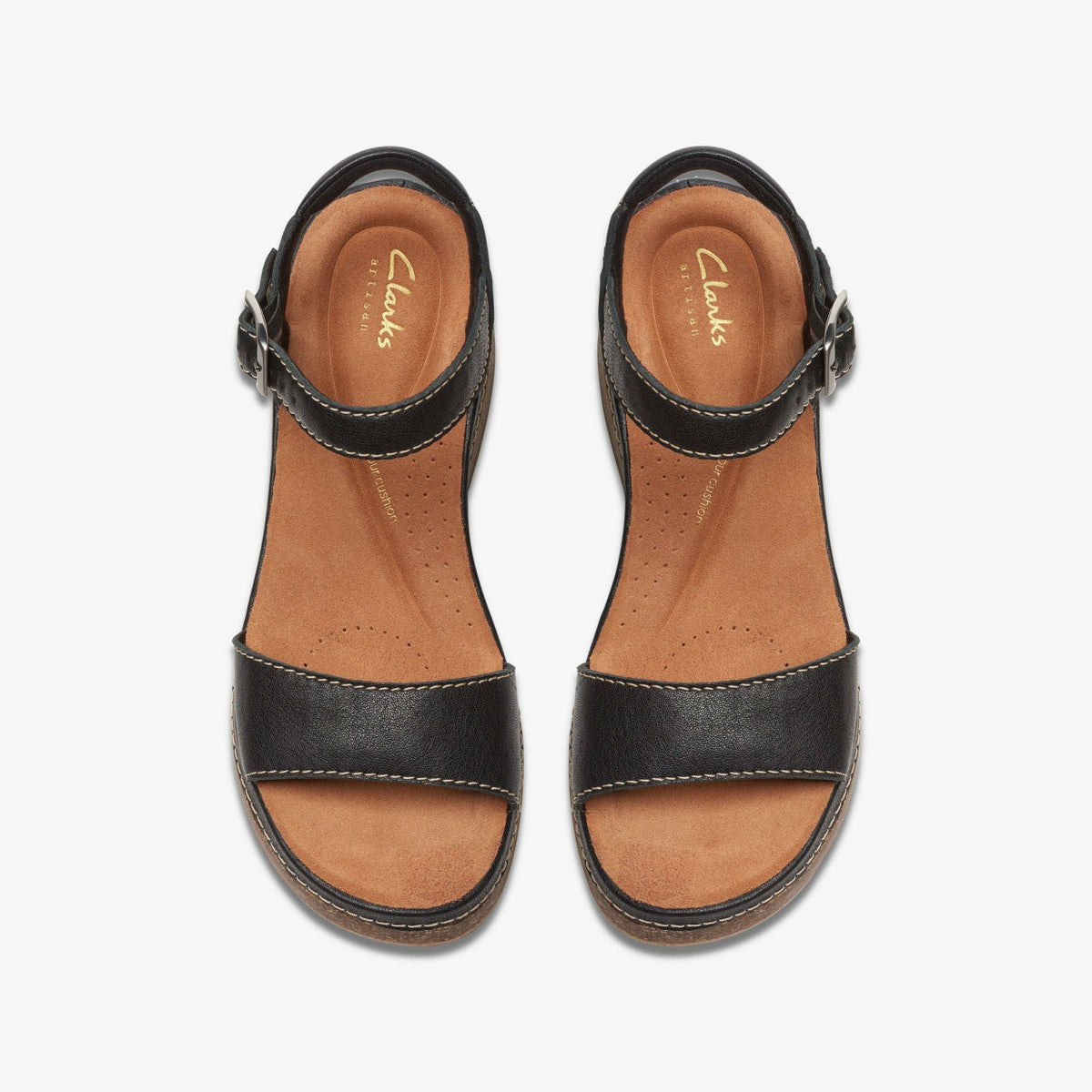 Kassanda Lily Black Leather | Clarks on Sale