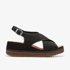 Kassanda Step Black Nubuck | Clarks discount
