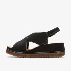 Kassanda Step Black Nubuck | Clarks discount