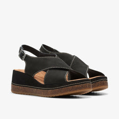Kassanda Step Black Nubuck | Clarks discount
