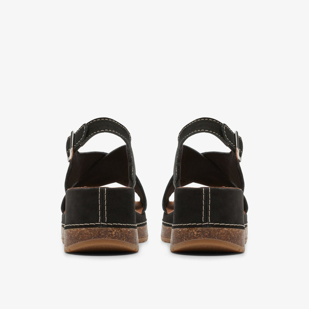 Kassanda Step Black Nubuck | Clarks discount
