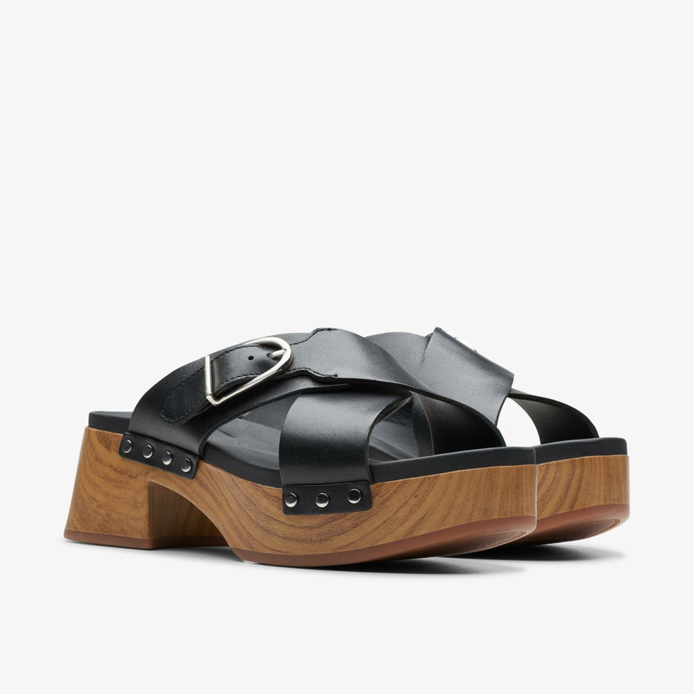 Sivanne Walk Black Leather | Clarks online
