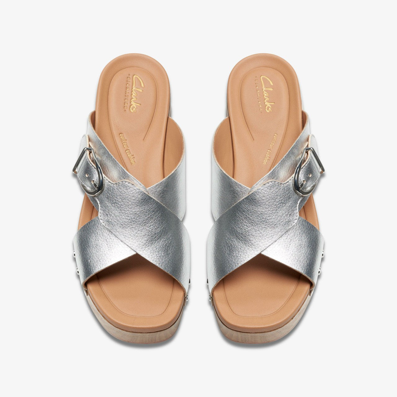 Sivanne Walk Silver Leather | Clarks on Sale