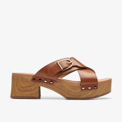 Sivanne Walk Tan Leather | Clarks for sale